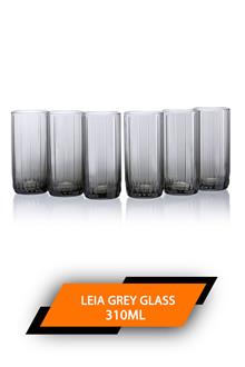 Pasabahce Leia Grey Glass 310ml 6pcs